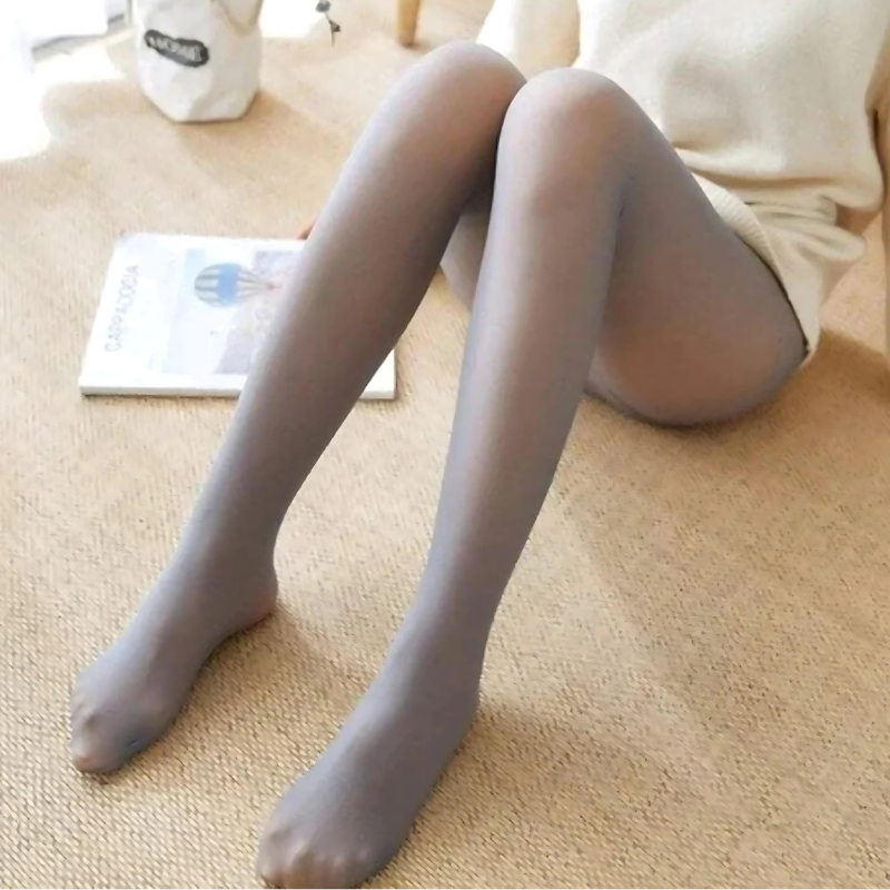 FrostVeil™ | Fleece-Lined Sheer Tights